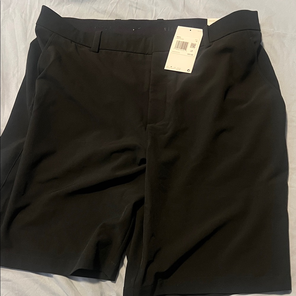 Nike Men's Classic Black Flat Front Shorts